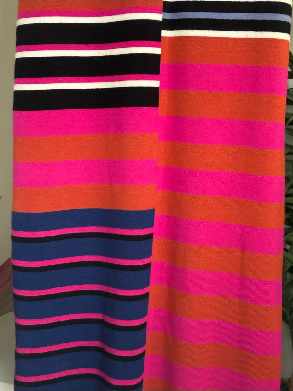 Elie Tahari Selina Stripe Sheath Dress in Pink, Blue & Black - Picture 9 of 16